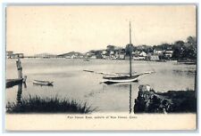 c1905 Fair Haven East Suburb Of New Haven Connecticut CT, Boat Scene Postcard picture