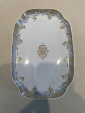 Antique Morimura Hand Painted Oval Celery/Bread Dish Tray Floral Gold Beautiful picture