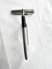 Montblanc Meisterstuck Solitaire Sterling Silver 144 Fountain Pen 18k Nib picture