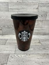 Starbucks 16 Oz Grande Tortoise Shell Leopard Acrylic Cold Cup Tumbler w/o Straw picture
