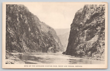Postcard Las Vegas, Nevada, 1931, Site of Boulder Canyon Dam, Albertype A816 picture