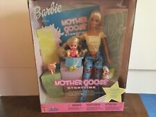 New 2002 Mattel Mother Goose Storytime Barbie And Kelly Doll Set picture