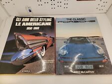 Lot two Coffee Table Hardcover Books The Classic Porsche, Espanol American 50s picture