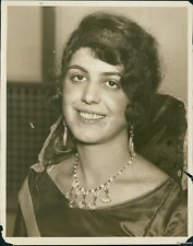 1928 Mary Chiricosta Winner Of Miss Perugia Contest Beauty Pageant Photo 8X10 picture