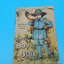 LINEN CHILDREN'S BOOK LITTLE BOY BLUE RAPHAEL TUCK  DOLLY DEAR SERIES picture