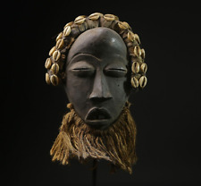 African Tribal Wood masks Hand Carved Dan crane mask African Primitive -G2072 picture