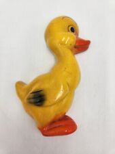 Vintage Yellow Duck Chalkware/Plaster Plaque picture