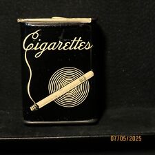 Vintage 1930's Cigarette Pack Tin Pocket Case   picture