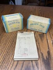 1940 Golden Star Dairy Ice Cream Butter Container Receipt East Liverpool Ohio picture
