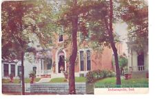 1909 Indianapolis, IN Postcard - James Whitcomb Riley's Residence - Posted picture