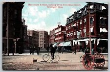 Postcard Bannatyne Avenue looking West from Main St, Winnipeg Manitoba O165 picture