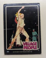 1979 Donruss VILLAGE PEOPLE Trading Card Felipe Rose #53 picture