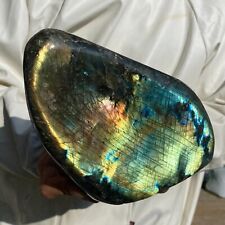 5.8lb Natural Flash Labradorite Quartz Crystal Freeform rough Mineral Healing picture