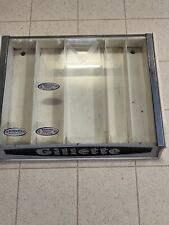 Vintage 1950’s Gillette Counter Glass Top Razor and Blade Store Display Case picture