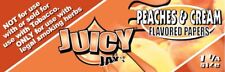 Juicy Jay's 1 1/4 Rolling Papers Peaches & Cream Flavored  USA SHPD Best Price picture