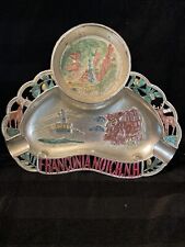 Vintage Franconia notch N.H. hand psinted ashtray japan picture