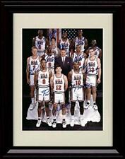 8x10 Framed 1992 US Olympic Team Dream Team Autograph Promo Print picture