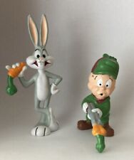 Vintage 1988 Applause WB Looney Tunes Bugs Bunny,  Elmer Fudd PVC Figures picture