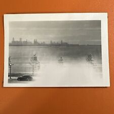 VINTAGE PHOTO Chicago 1946 city skyline Original Snapshot picture