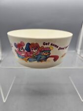 Popples Plastic Bowl Deka Plastics Made In USA 80s Plush Toy Cereal Desert picture