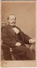 CIRCA 1870s CDV GUST. JOOP & COMP BEARDED MAN IN SUIT STOCKHOLM SWEDEN picture