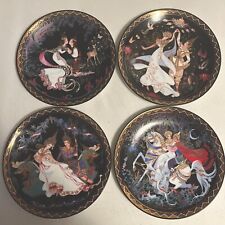 Collection Of 4 Bradex Royal Porcelain Kingdom Of Thailand Plate Vintage 8.50 In picture