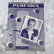 1941 Vintage Perfidia Sheet Music Alberto Dominguez Jimmy Dorsey TJ4 picture