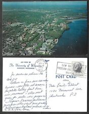 1963 University of Wisconsin Postcard - Madison - Aerial View  picture