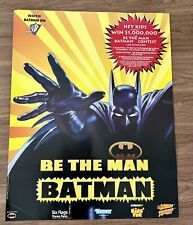 Vintage Batman Subway Promotional Poster, Double Sided, Unused picture