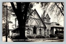 RPPC Spencer IN-Indiana, Presbyterian Church Real Photo Vintage Postcard picture