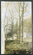 US Postcard Trolley Bridge, Brandywine Springs w/Sea Isle City NJ 1908 Cancel picture