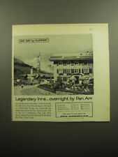 1957 Pan American Airlines Ad - Legendary Inns.. Overnight by Pan Am picture