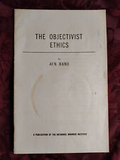 RARE Ayn Rand Objectivist Pamphlet The Objectivist Ethics NBI picture