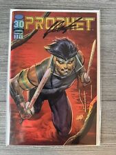 Signed By Rob Liefeld rare FOIL PROPHET #1 C Variant W/ Coa picture