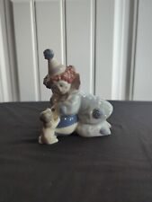 2007 LLadro Pierrot Clown On Ball With Puppy Retired Figurine #5278 picture
