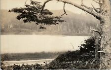 RPPC ROCKAWAY BEACH OREGON 1920/30s LAKE LYTLE REAL PHOTO POSTCARD TILLAMOOK  A9 picture