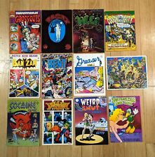 1970s-80s Lot of 12 Different Underground Comic Books. Nice picture