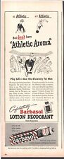 1951 Barbasol Lotion Deodorant  / Shaving Cream Vtg Original Magazine Print Ad picture
