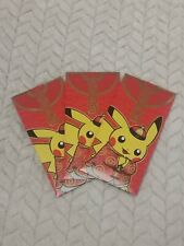 3X - Pokemon - Chinese Lunar New Year Pikachu Promo Card Red Packet Envelope  picture