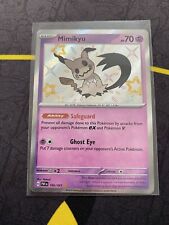 New Mimikyu Shiny Paldean Fates Holo Rare Pokemon Card 160/091 picture