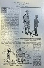 1902 Golf Cartoons and Caricature picture