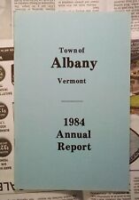 Town of Albany Vermont 1984 Annual Report picture