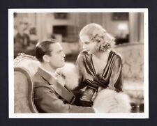 FANTASTIC C1932 ORIGINAL JEAN HARLOW CHESTER MORRIS RED HEADED WOMAN MGM PHOTO picture