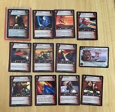 Wars Incursion cards 12 X trading game card lot  2004 Decipher Holo picture