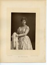 Vintage Cabinet Card by W & D Downey  Anna Williams, Singer,  picture