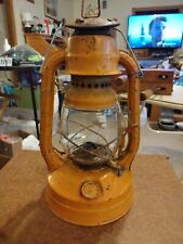 Rare Vintage YELLOW Dietz Little Wizard Lantern  Clear Globe NY USA picture