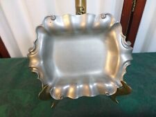 Beautiful Vintage Metalars Pewter Weighted Decorative Trinket Dish/Ashtray picture