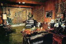 Elvis Presley, The Jungle Room at Graceland , Memphis, Tennessee --- Postcard  picture
