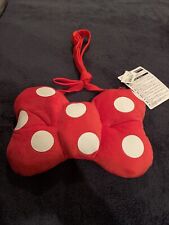 Japan Tokyo Disney Resort Minnie Bow Plush Pouch Cross Body Shoulder bag New picture