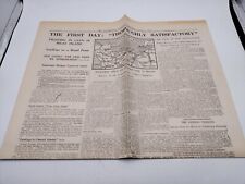 The First Day Battle For Caen World War 2 WW2 Wwii 1944 Guardian Newspaper picture